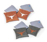 Wild Sports NCAA Texas Longhorns 8pk Dual Sided Bean Bags, Team Color