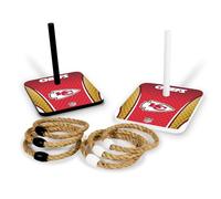 Wild Sports NFL Quoits Set with Direct Print HD Team Graphics - Tailgate Ring Toss Game - Great Gift for Any Football Fan! Ring Toss Family Outdoor Games for The Beach, BBQ, or Tailgate Party