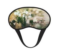 Wild Spring Snowdrop, Full Eye Covers Light Blocking Eye Masks Blackout Sleep Eye Muffs