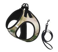 Wild Spring Snowdrop,Pet Harness,Adjustable Reflective Dog Harness,Pet Leash Vest,M