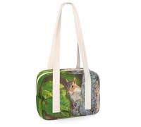 Wild Squirrel Small Sports Duffel Bags Animal Squirrel Mini Gym Bag Lightweight Casual Tote Travel Sports Organizer Bag for Kids Girls Boys Women Men