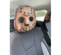 Wild Star Hearts Horror Car Seat Headrest Covers set - Jason - Friday 13