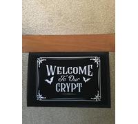 Wild Star Hearts Welcome To Our Crypt - Door Mat