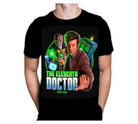 Wild Star Hearts WSH - Eleventh Doctor - Who Fan Merchandise Men's Black T-Shirt