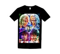 Wild Star Hearts WSH - Genesis of The Doctor - Retro TV Fan Merchandise Science Fiction Time and Space Travel Black