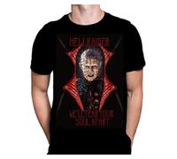 Wild Star Hearts WSH - Hellraiser Flesh - Horror Movie Fan Merchandise Black T-Shirt