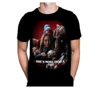Wild Star Hearts WSH - More Than A Toy - Horror AiM3GAN Doll Fan Merchandise Halloween Horror - Black T-Shirt