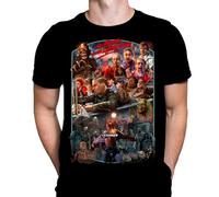 Wild Star Hearts WSH - Return of The Living Dead - Classic Cult Horror T-Shirt by Peter Panayis (UK, Alpha, XL, Regular, Regular) Black