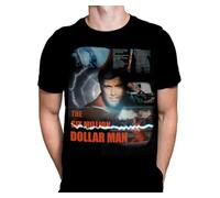 Wild Star Hearts WSH - Steve Austin Six Million Dollar Man - Tv Show Fan Merchandise Men's Black T-Shirt