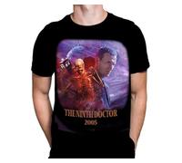 Wild Star Hearts WSH - The Ninth Doctor - Sci-Fi Timelord Show 2025 - Black T-Shirt