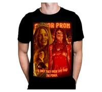 Wild Star Hearts WSH - The Power - Carrie Stephen King Classic Horror Halloween Film Fan Merchandise Men's Black T-Shirt by Peter Panayis