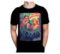 Wild Star Hearts WSH - Time Machine - Classic Horror Halloween T-Shirt Black