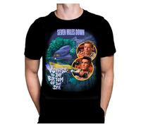 Wild Star Hearts WSH - Voyage to The Bottom of The Sea - Retro Tv Show Fan Merchanidse Mens Black T-Shirt