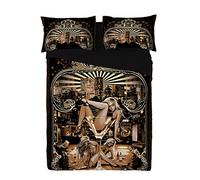 Wild Star@Home HOLLYWOOD FAKE -Duvet & Pillowcases Cover Set-UK Double/US Full Twin