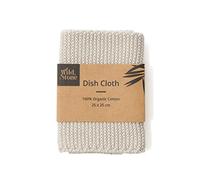 Wild & Stone | Organic Cotton Dish Cloth | Eco-Friendly Kitchen Cloth | Biodegradable & Compostable Cleaning Cloth | Beach Sand