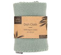 Wild & Stone Organic Cotton Dish Cloth - Moss Green