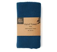 Wild & Stone | Organic Cotton Hand Towel Kitchen Towel | Perfect For Around The Home | Eco Hand Towels (Ocean)