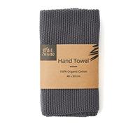 Wild & Stone | Organic Cotton Hand Towel Kitchen Towel | Perfect For Around The Home | Eco Hand Towels (Slate Grey)