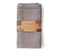 Wild & Stone Organic Cotton Tea Towels, Herringbone Weave, Set of 2