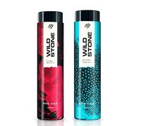 Wild Stone Sensual & Hydra Energy Talcum Powder 100 Grams - Pack Of 2