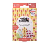 Wild Stripes Kids Sensitive Fruity Friends Club children's bandages with fruity designs for sensitive skin