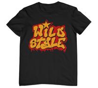 Wild Style t-Shirt (Various Sizes and Colours) (Large, Black t-Shirt)