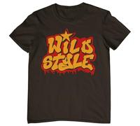 Wild Style t-Shirt (Various Sizes and Colours) (Medium, Chocolate Brown t-Shirt)