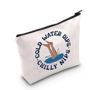 Wild Swimmer Makeup Bag Cold Water Swim Club Gift Cold Water Dips Chilly Nips Gifts Wild Swimming Gifts (Cold Water UK)