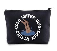 Wild Swimmer Makeup Bag Cold Water Swim Club Gift Cold Water Dips Chilly Nips Gifts Wild Swimming Gifts (Coldwater blmb1)