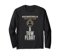 Wild Swimming - Never Underestimate an Old Woman - Tow Float Long Sleeve T-Shirt