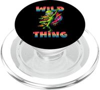Wild Thing Funny Alien Dancing Retro 80s Disco Groove PopSockets PopGrip for MagSafe
