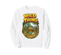 Wild Thing! Retro Woodsy Owl Give a Hoot Vintage Earth Day Sweatshirt