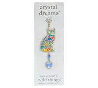 Wild Things Crystal Dream Suncatcher Rainbow Cat