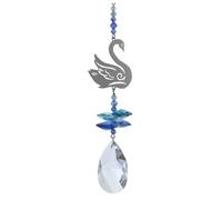 Wild Things Crystal Fantasy Hanging Cascade Suncatcher/Rainbow Maker + 38mm Almond - SWAN Motif