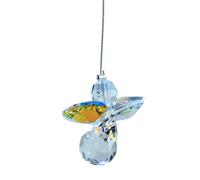Wild Things Guardian Angel Birthstone Crystal Hanging Decoration Aurora Borealis in Clear Wild Things Clear