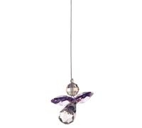 Wild Things Guardian Angel Birthstone Crystal Hanging Decoration Light Amethyst in Lilac Wild Things Lilac
