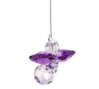 Wild Things Hanging Crystal Guardian Angel Birthstone Suncatcher FEBRUARY - AMETHYST …