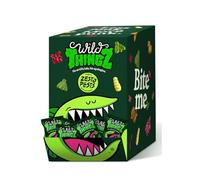 Wild Thingz Zesty Pests Organic & Low Sugar Natural Gummy Sweets, Vegan & Gluten Free Party Box - Perfect for Lunchboxes, Party Bags, Offices or as Gifts 25 g (Pack of 34)