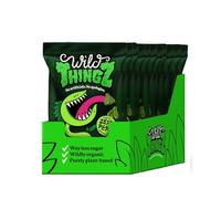 Wild Thingz Zesty Pests - Organic, Low Sugar, Natural Gummy Sweets Share Bag Case 130g X 10 Healthy Kids' Snacks, Plant-based, Vegan & Gluten-Free Ingredients. Perfect for lunchboxes or party bags.