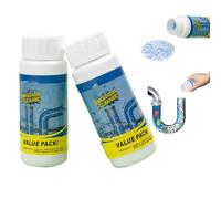 Wild Tornodo Sink and Drain Cleaner, Powerful Foaming Drain Unblocker for Kitchen, Bathroom, Toilet & Shower - Heavy Duty Pipe Dredging Agent, Deodorising & Safe (2pcs)