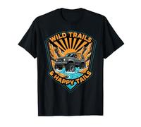 Wild Trails and Happy Tails Funny Off Road Dog Nurse T-Shirt
