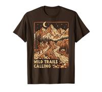Wild Trails Calling Hiker Backpacker T-Shirt