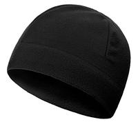 Wild Tribe Synthetic Microfleece Tactical Polartec Watch Cap Fleece Youth Mens Winter Warming Hat Military Skull Cap Beanie, Black, One size