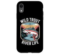 Wild Trout River Life Fly Fishing Trout Angler Case for iPhone XR