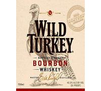 Wild Turkey Bourbon Metal Tin Sign Decor ES 8x12 Inch
