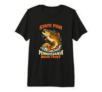 Wild Waters Pennsylvania Brook Trout Premium T-Shirt