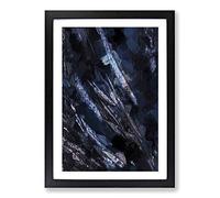 Wild Ways in Abstract Framed Print | A2 Black Framed Wall Art | Ready to Hang | Abstract Fantasy Picture | Living Room Bedroom Lounge Office