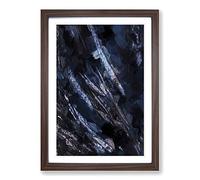 Wild Ways in Abstract Framed Print | A2 Walnut Framed Wall Art | Ready to Hang | Abstract Fantasy Picture | Living Room Bedroom Lounge Office