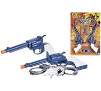 Wild West Cowboy Sherriff Gun and Accessories Playset | Cowboy Halloween Costume Accessories | Toy Gun | Cowboy Fancy Dress