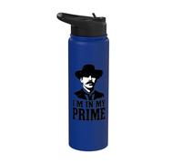 Wild West Gunslinger Quote - I’m in My Prime Stainless Steel Insulated Water Bottle